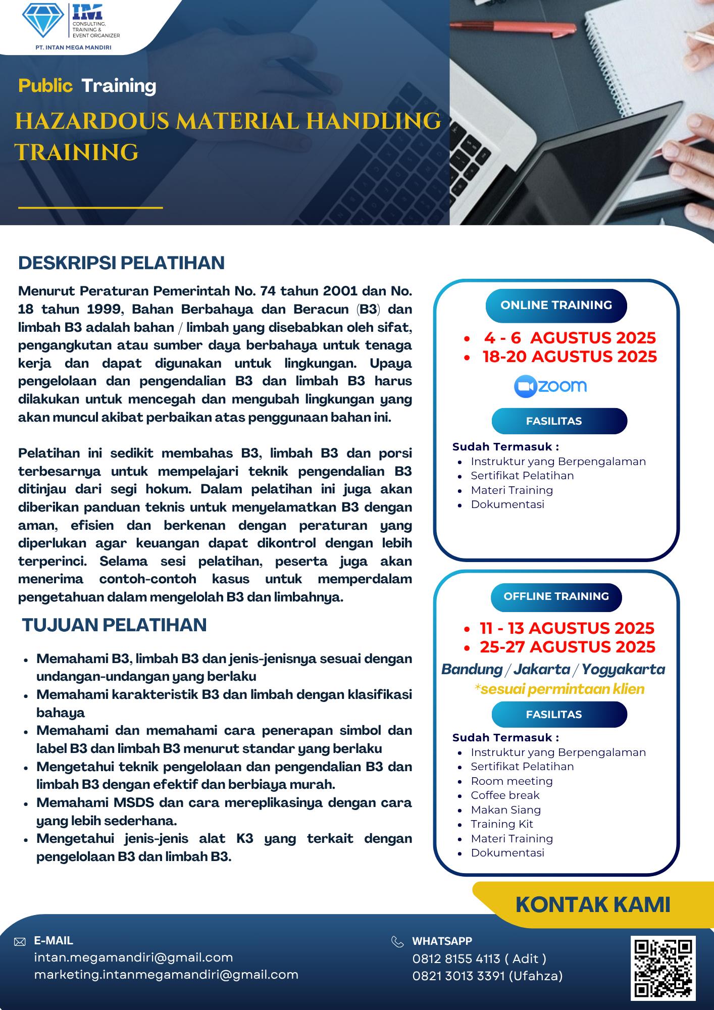 intan mega mandiri penyelenggara masa persiapan pensiun mpp sertifikasi pelatihan training lsp iso bnsp gathering outbond mice bandung jakarta