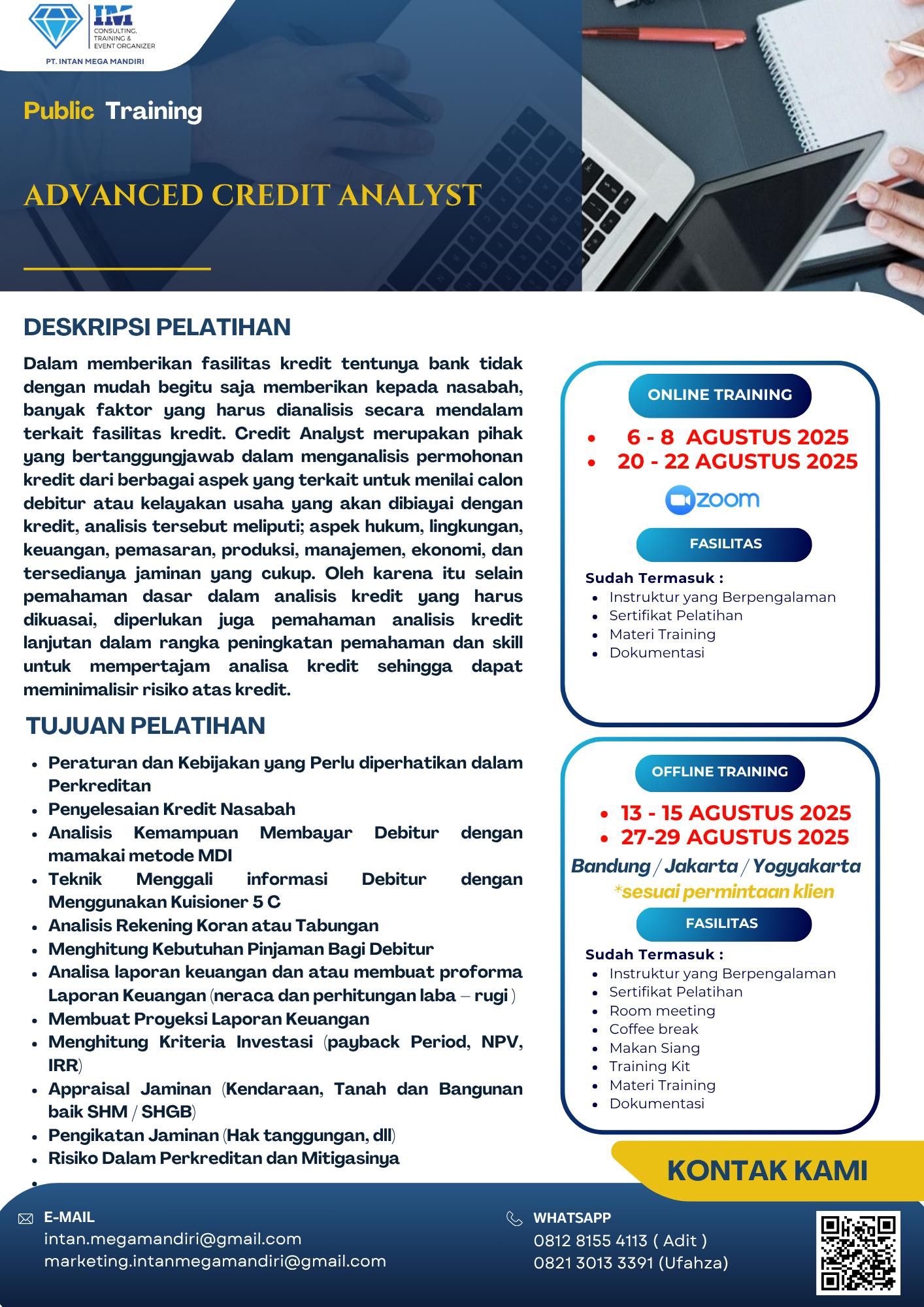 intan mega mandiri penyelenggara masa persiapan pensiun mpp sertifikasi pelatihan training lsp iso bnsp gathering outbond mice bandung jakarta