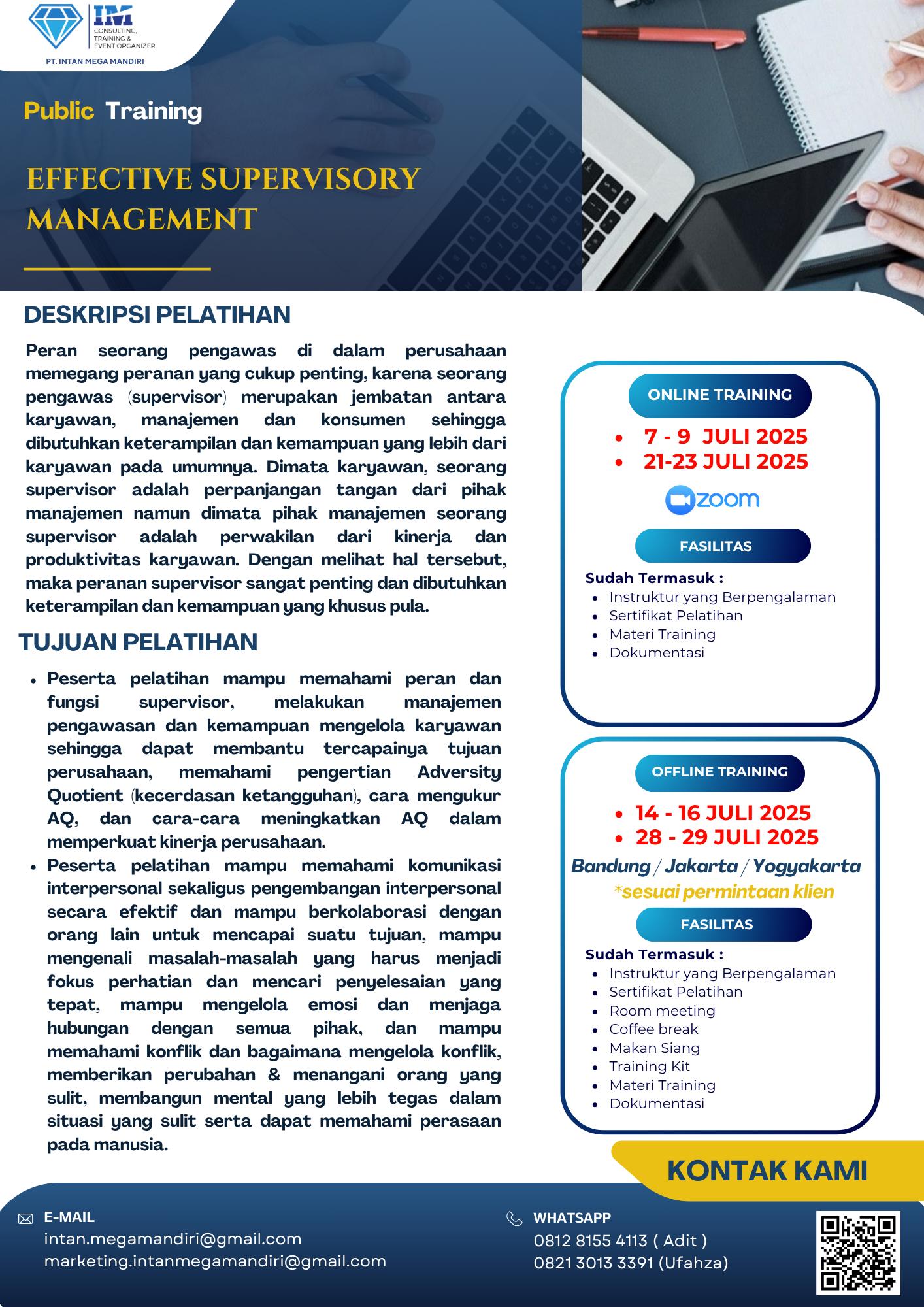 intan mega mandiri penyelenggara masa persiapan pensiun mpp sertifikasi pelatihan training lsp iso bnsp gathering outbond mice bandung jakarta
