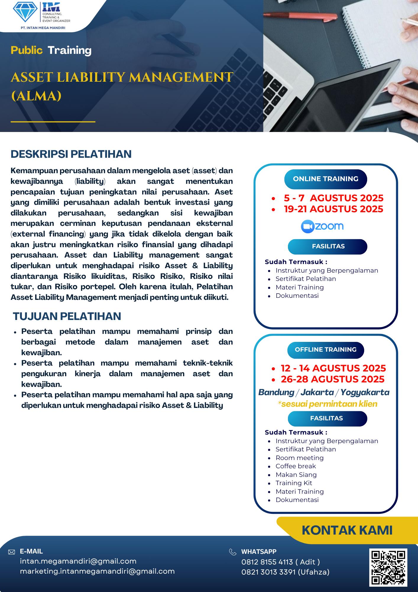 intan mega mandiri penyelenggara masa persiapan pensiun mpp sertifikasi pelatihan training lsp iso bnsp gathering outbond mice bandung jakarta